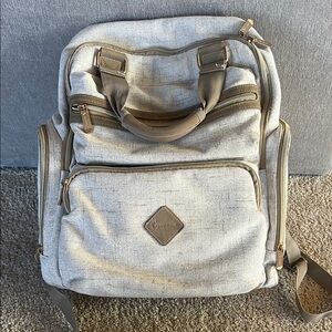 Ergobaby Cream and Tan Baby Bag